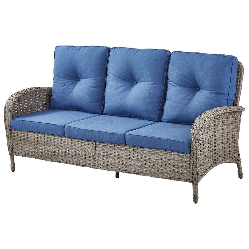 Patio Furniture Outdoor Couch 3 Seater Sofa
