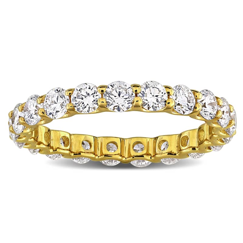 2 1/10ct TW Lab-Grown Diamond Eternity Band in 14k Yellow Gold