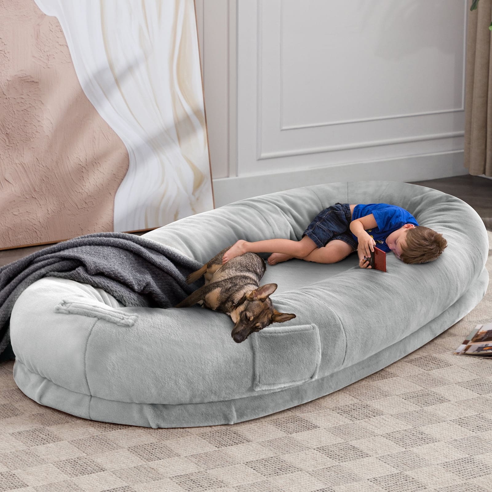 Dog bean bag hot sale
