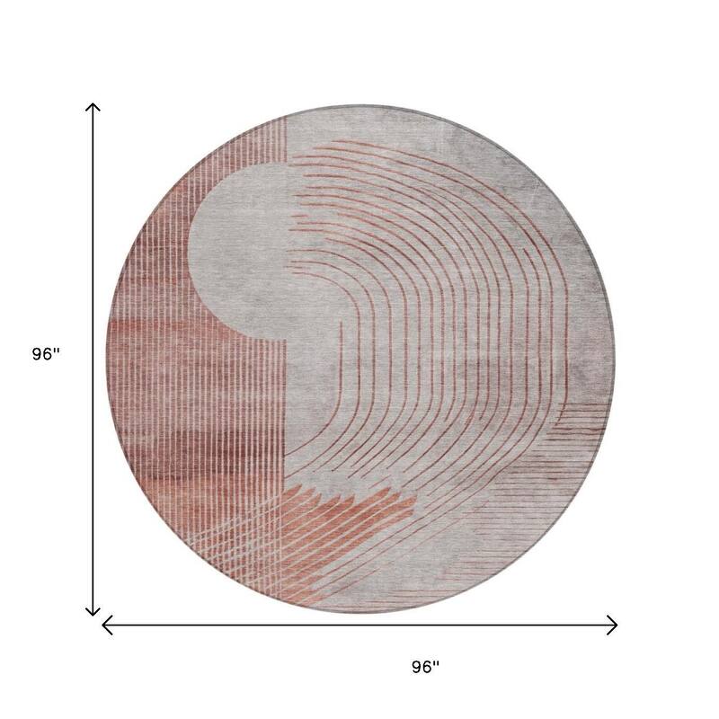 HomeRoots Geometric Transitional Rectangle Outdoor Rug