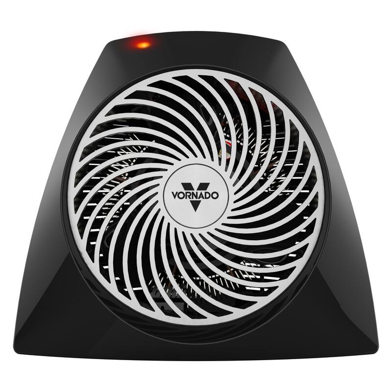 VH204 750-Watts Black Indoor Electric Fan Space Heater with Advanced Safety Features