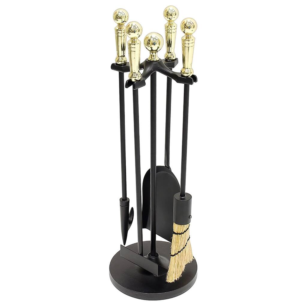 Achla Designs Paxton Set of 5 Mini Fireplace Tools, 22 Inch Tall