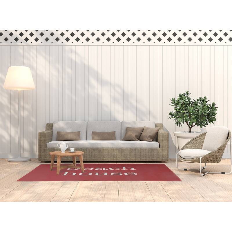 Beach House Nautical Indoor/Outdoor Rug