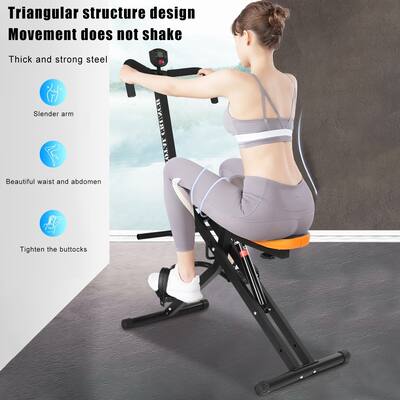 Hydraulic Horse Riding Machine All-in-one A B Booster Fitness Equipment - 35.8x18x46.4in