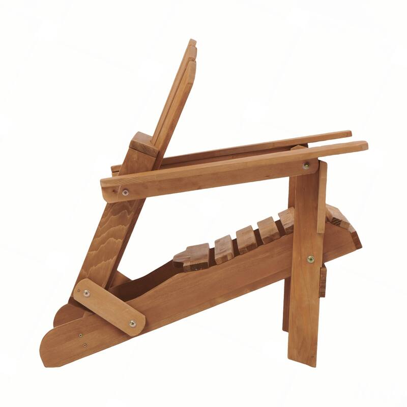Outdoor Wooden Folding Adirondack Chair