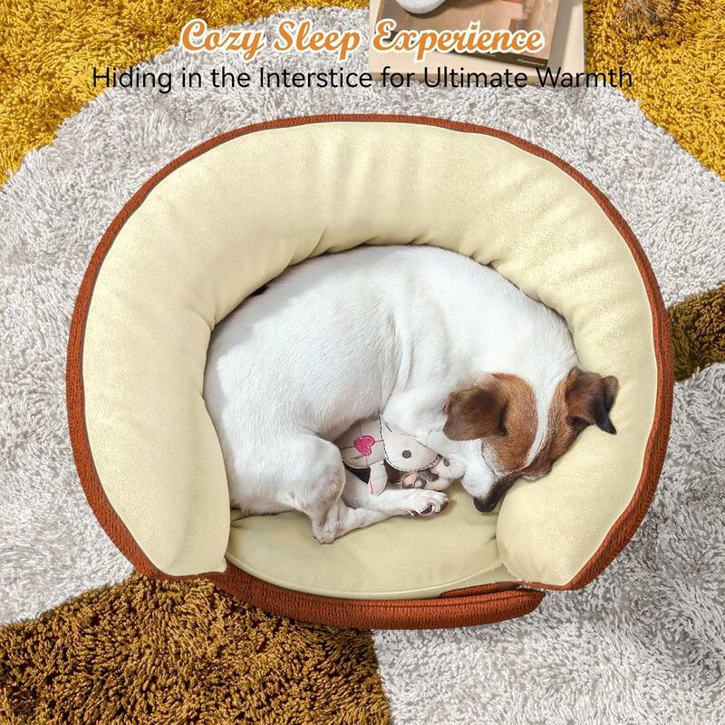 WOWMAX High Sides Deep Sleep Calming Dog Bed for Small Dogs
