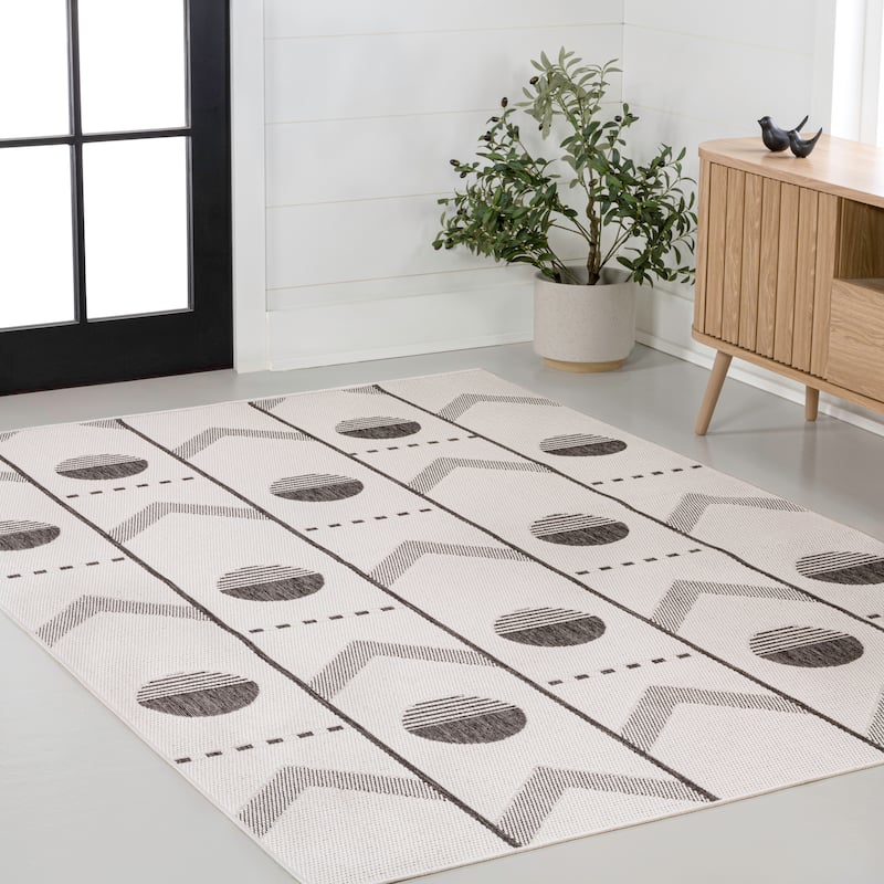 JONATHAN Y Soren Modern Geometri Indoor/Outdoor Area Rug