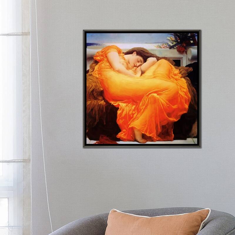 iCanvas "Flaming June" by Frederic Leighton Framed