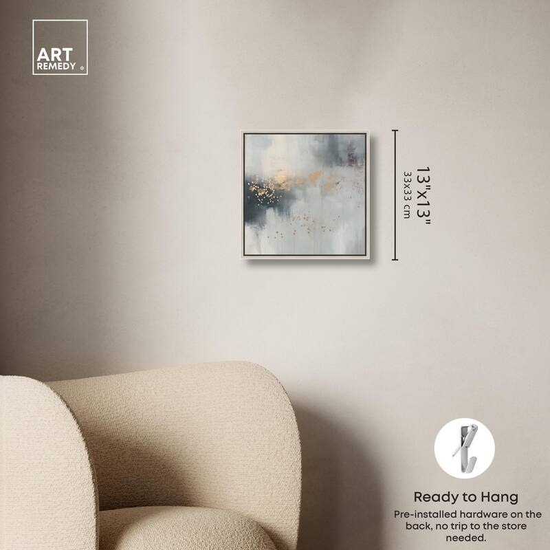 Silvered Hues and Gold II Canvas by Art Remedy