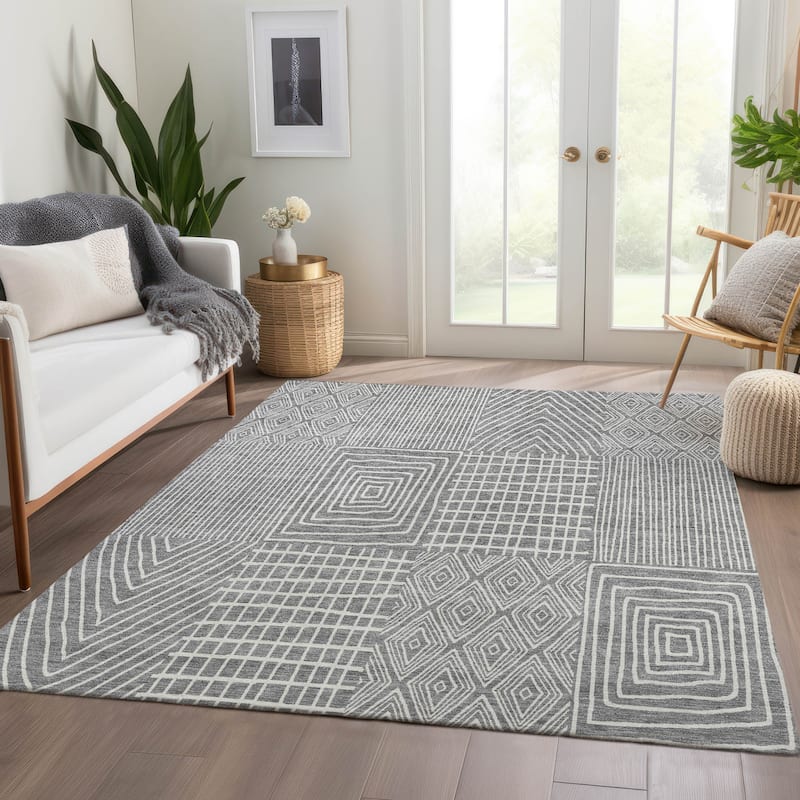 Premium Washable Super Soft Modern Geo Charm Mayfield Rug