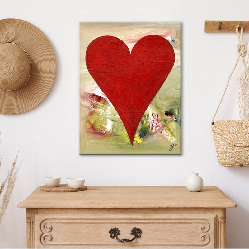 Porch & Den Zane Heartwork Madrid Canvas Art