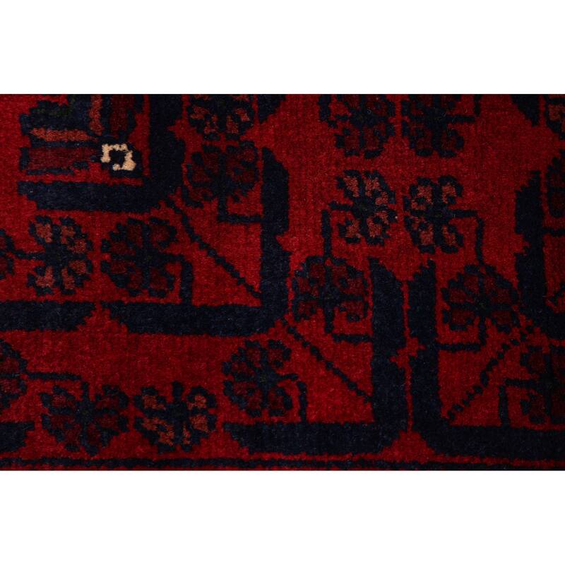 ECARPETGALLERY Hand-knotted Finest Khal Mohammadi Red Wool Rug - 4'4 x 7'0