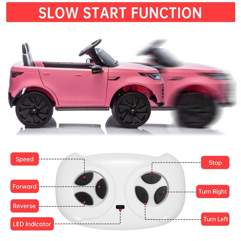 12V Licensed Land Rover 2 Seater Ride on Car for Kids