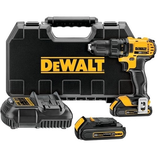 "DeWALT DCD780C2B 20V MAX Lithium Ion Compact Drill And Driver Kit DEWALT DCD780C2 20-Volt Max Li-Ion Compact 1.5 Ah