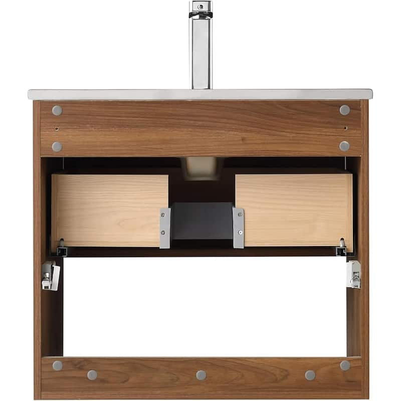 Blossom Bergen Wall Mounted Floating Bathroom Vanity with Sink