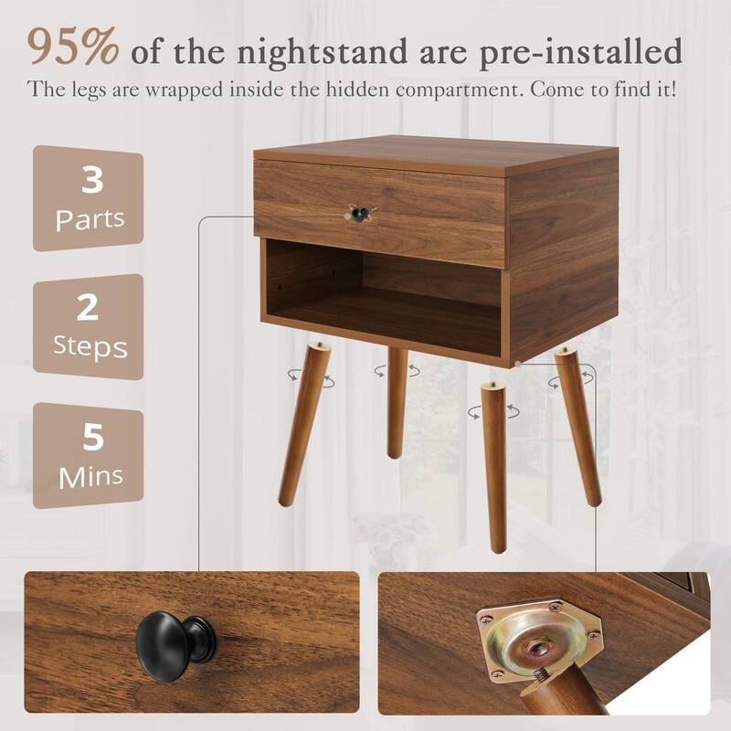 Hidden Compartment Nightstands