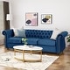 preview thumbnail 7 of 12, Somerville Chesterfield Tufted Velvet Sofa by Christopher Knight Home