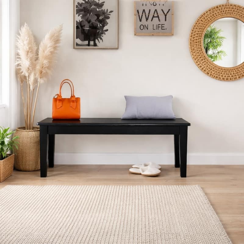 Shaker Style Solid Wood Dining Bench