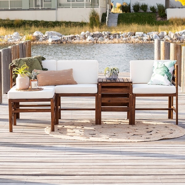 5-piece Outdoor Modular Sectional Sofa Set by Havenside Home. Opens flyout.
