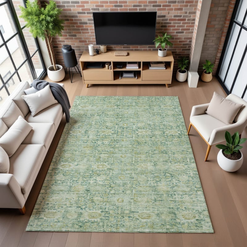Premium Washable Super Soft Vintage Traditional Mayfield Rug