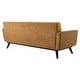 preview thumbnail 4 of 24, Engage Performance Velvet Sofa Cognac