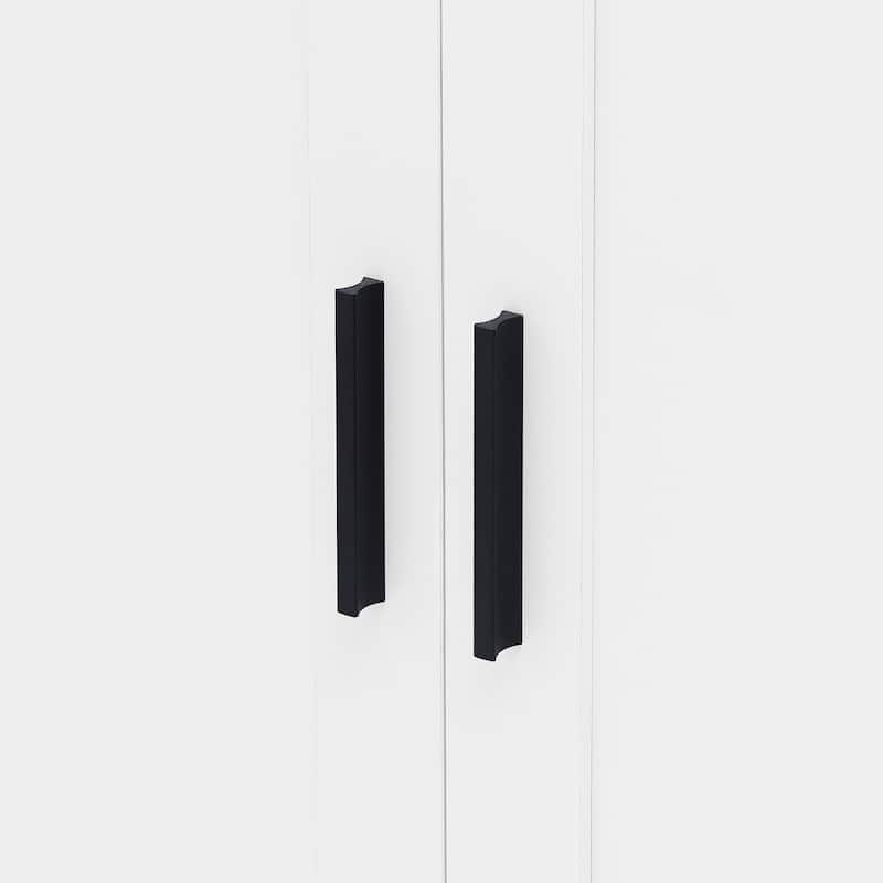 Roomfitters Storage Cabinet with Two Doors for Bathroom or Office, Adjustable Shelf and MDF Frame