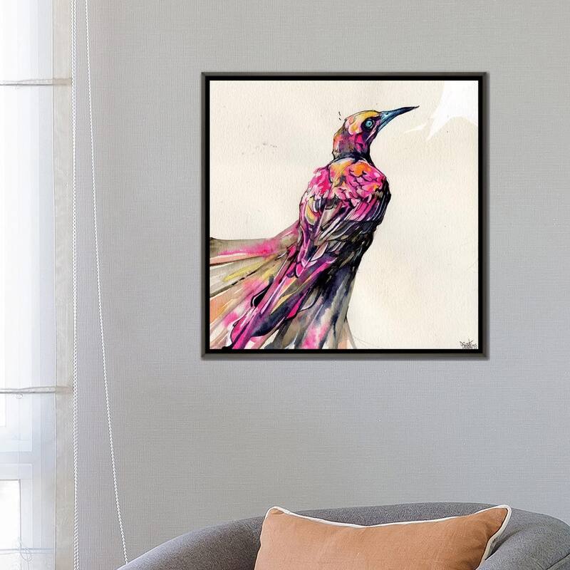 iCanvas "Grackle I" by Swartz Brothers Art Framed