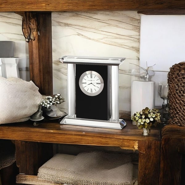 slide 2 of 2, Howard Miller Colonnade Modern Sleek Desk or Mantel Clock