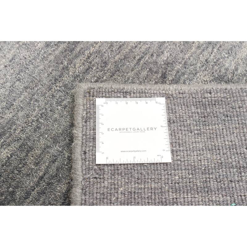ECARPETGALLERY Hand Loomed Kashkuli Gabbeh Grey Wool Rug - 3'10 x 5'8