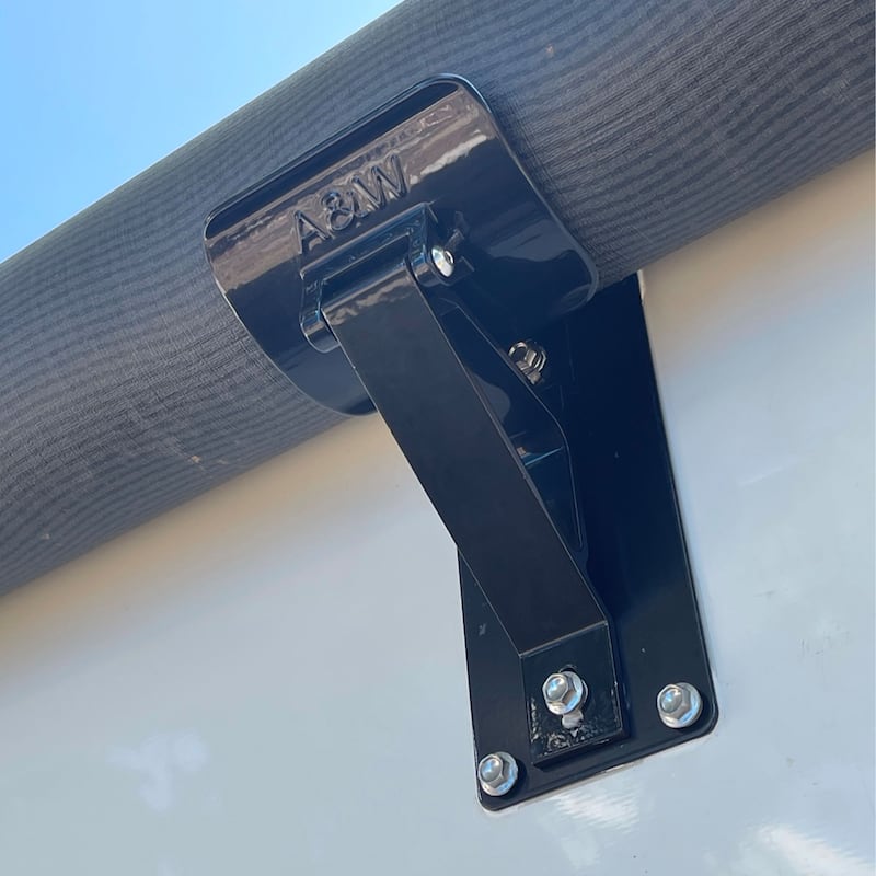 ALEKO RV Awning Center Cradle Support - Motorized and Non-Motorized - Black