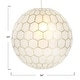 preview thumbnail 45 of 56, Capiz Honeycomb Globe Pendant Light