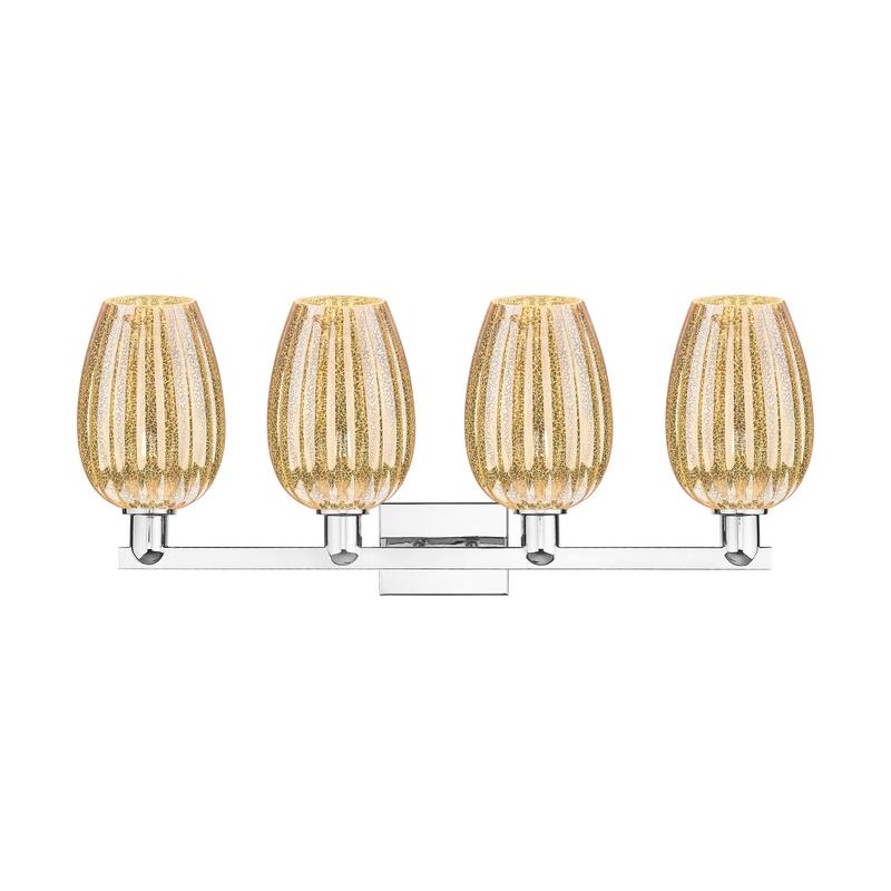 Innovations Lighting Downtown Urban - Preston - 4 Light 36" Flute Shade Bath Vanity Light