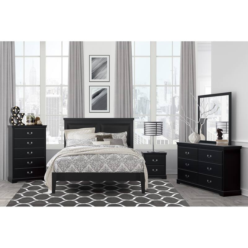 Classic Traditional 2 Drawers Nightstand
