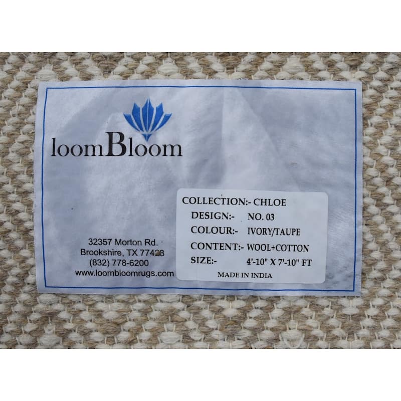 Hand Woven Chloe Design Diamond Flat Weave Wool Traditional Oriental Area Rug