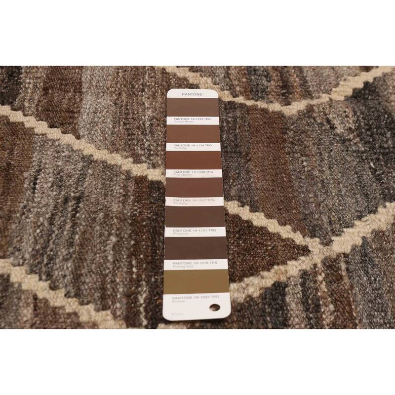 Sivas Brown Kilim 5'4" x 6'5" - 5'4 x 6'5