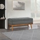 preview thumbnail 126 of 134, Carson Carrington Sastamala Mid-century Storage Bench