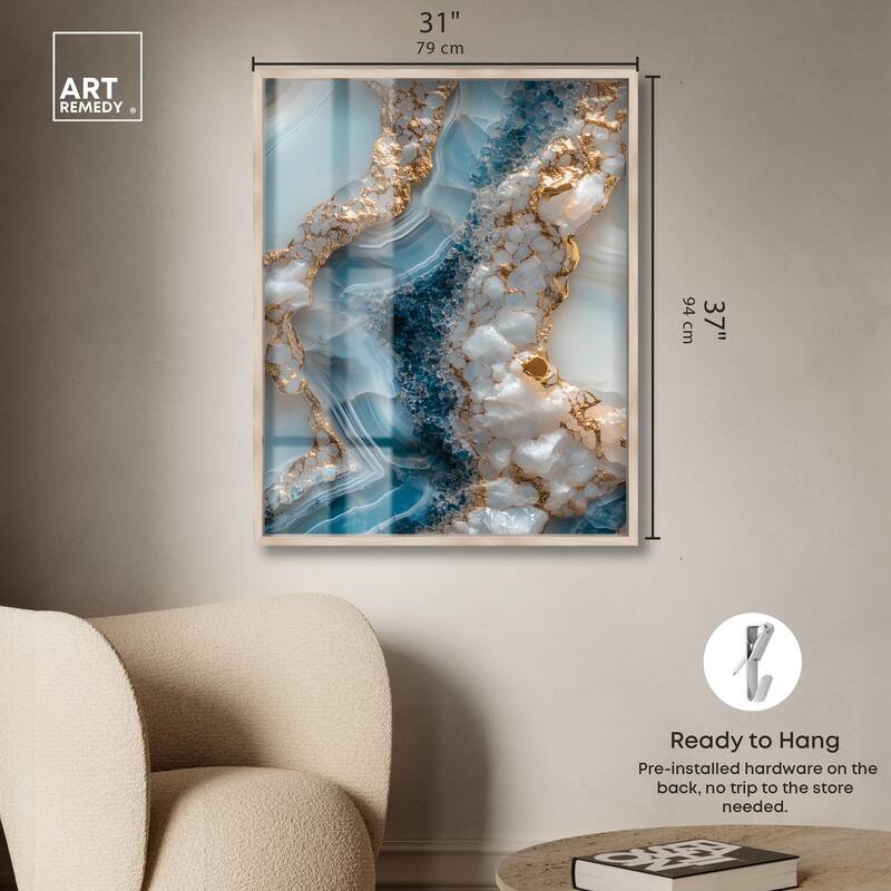 Lapis River Shadowbox by Art Remedy
