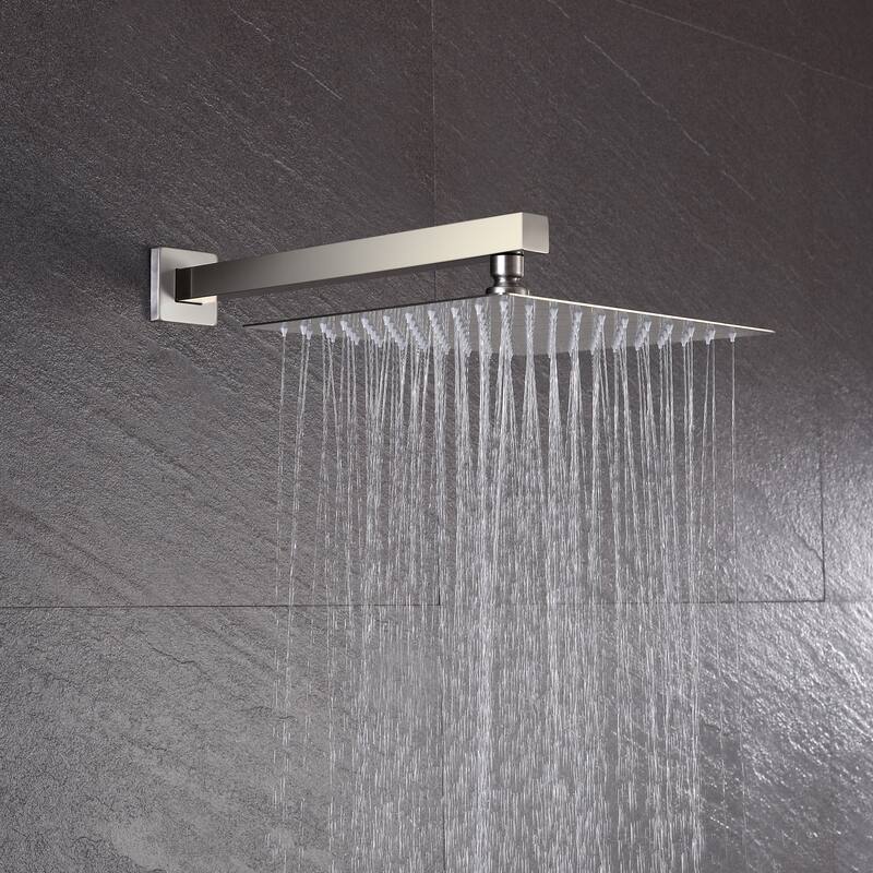 Square Single Spray Rainfall Showerhead