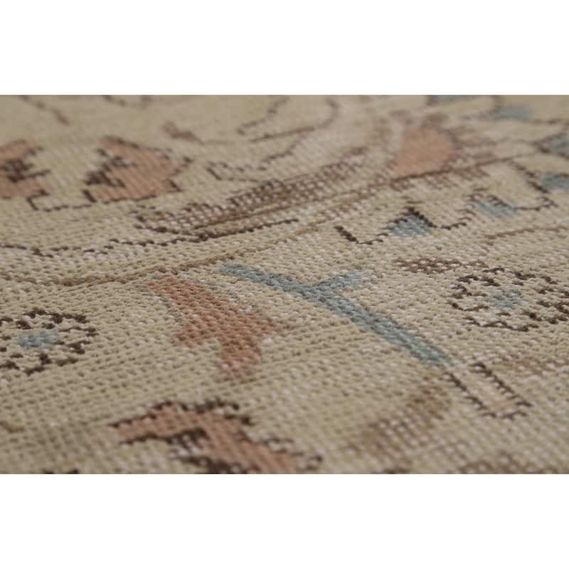 Floral Tabriz Persian Area Rug Traditional Handmade Wool Carpet - 8'0"x 10'7"