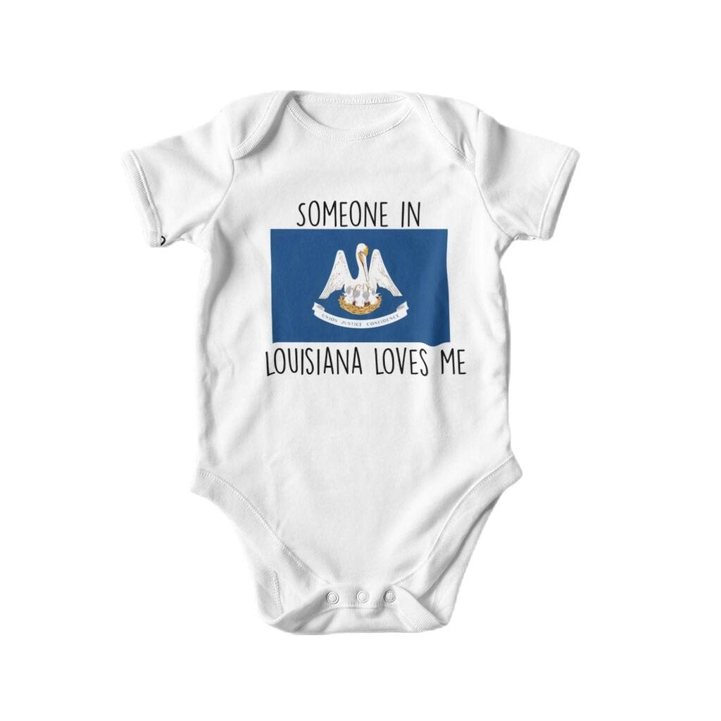 Louisiana - Baby Boy Girl Clothes Infant Bodysuit Funny Cute Newborn