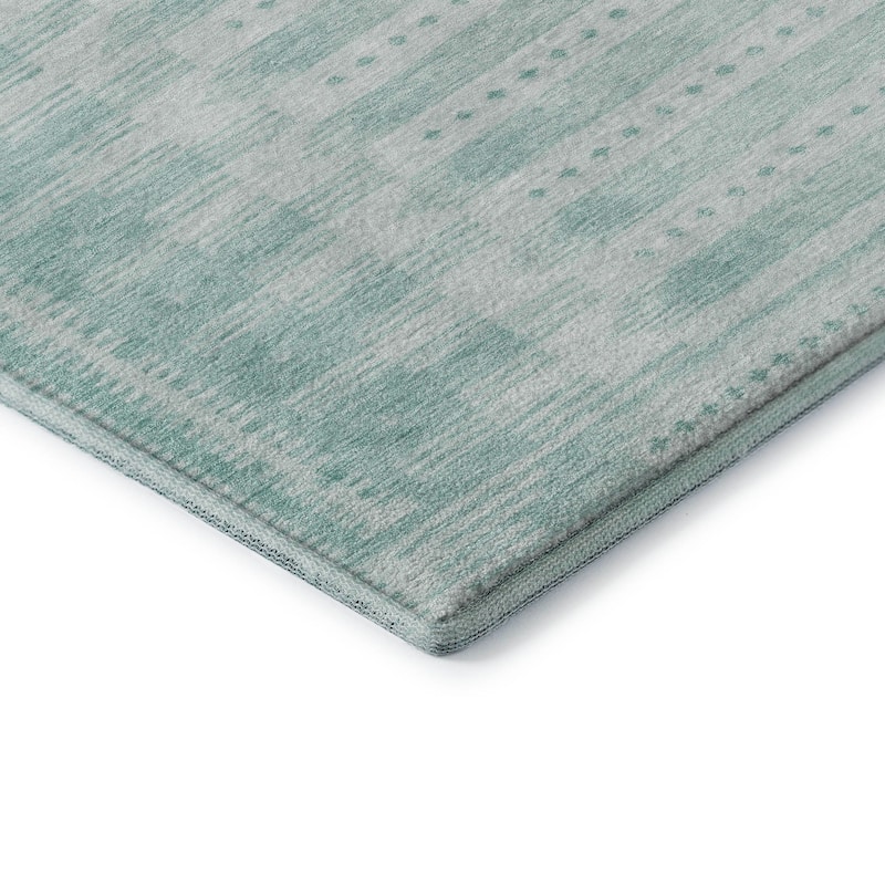 Premium Washable Super Soft Striped Ombre Mayfield Rug