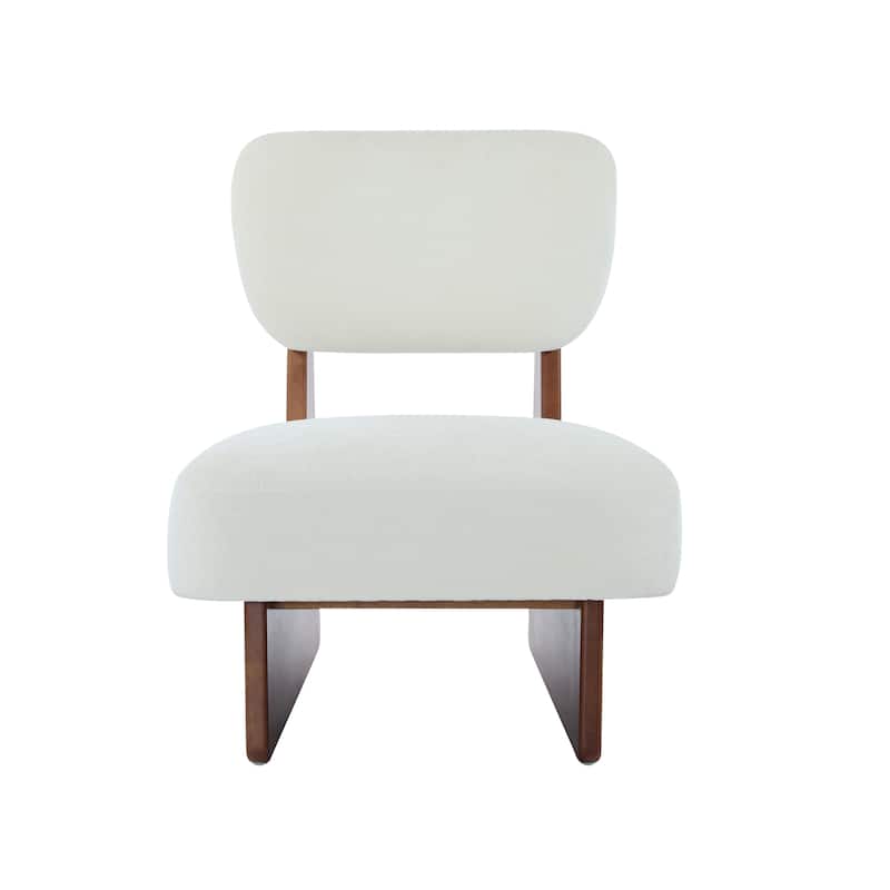 Christopher Knight Home -Vincent Minimalist Polyester Upholstered Lounge Chair （Set of 2）