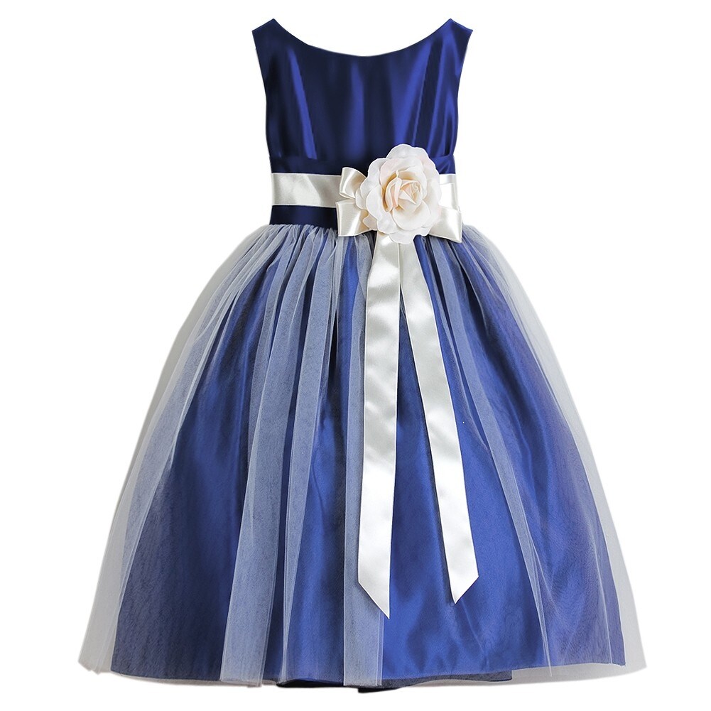 royal blue childrens dress