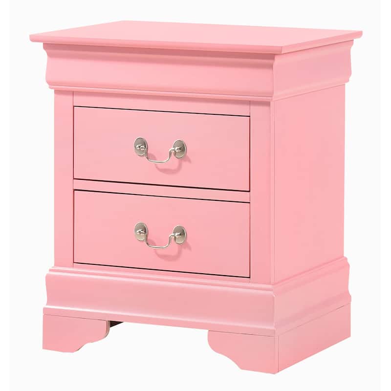 Storage Nightstand with 2-Drawer