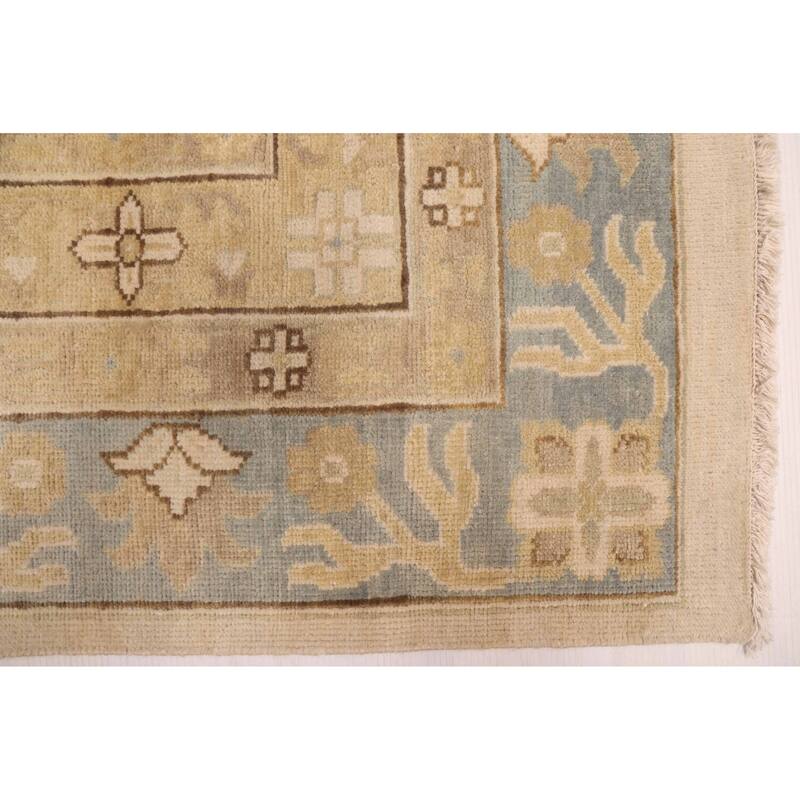 ECARPETGALLERY Hand-knotted Jules Serapi Ivory Wool Rug - 9'11 x 13'7