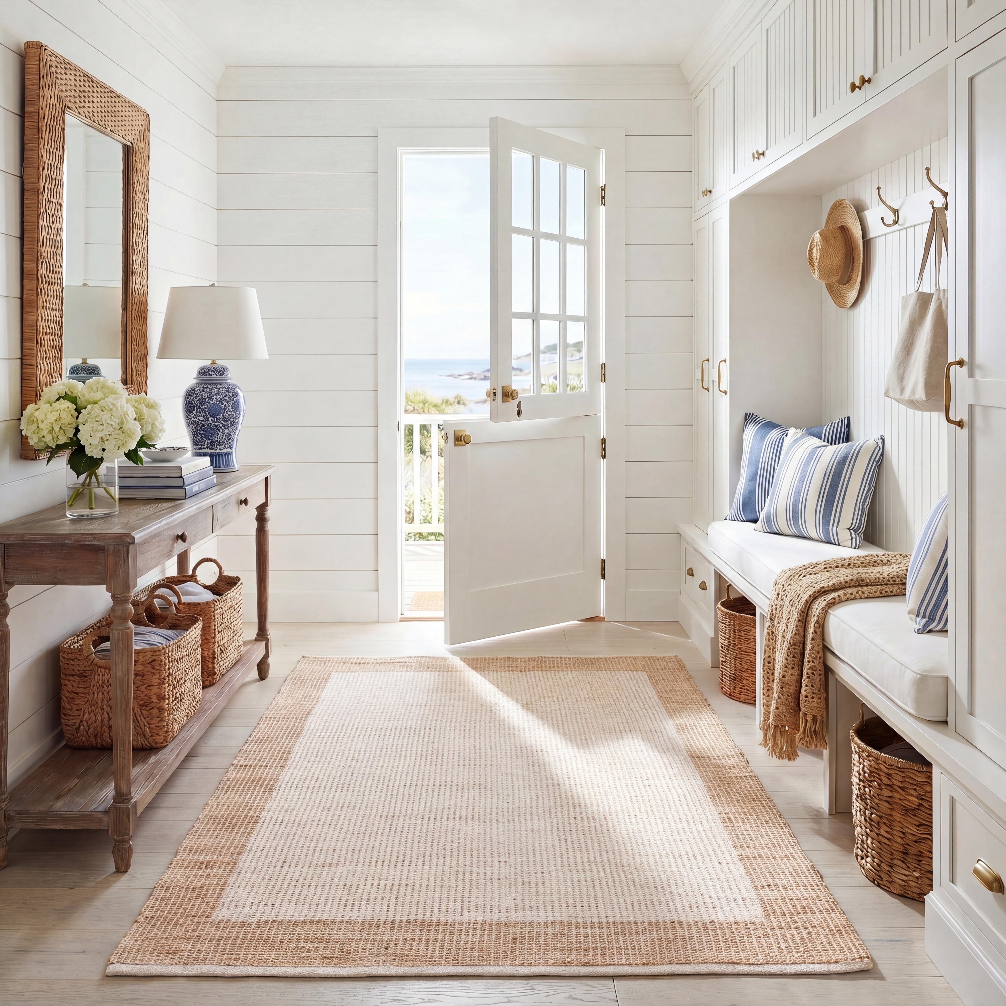 SAFAVIEH Handmade Natural Fiber Lence Farmhouse Jute Rug