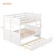 preview thumbnail 50 of 48, Built-in Design Full Over Full Bunk Bed with Twin Size Trundle