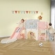 preview thumbnail 21 of 24, Modern Freestanding Toddler Slide Set 11 in 1 Pink