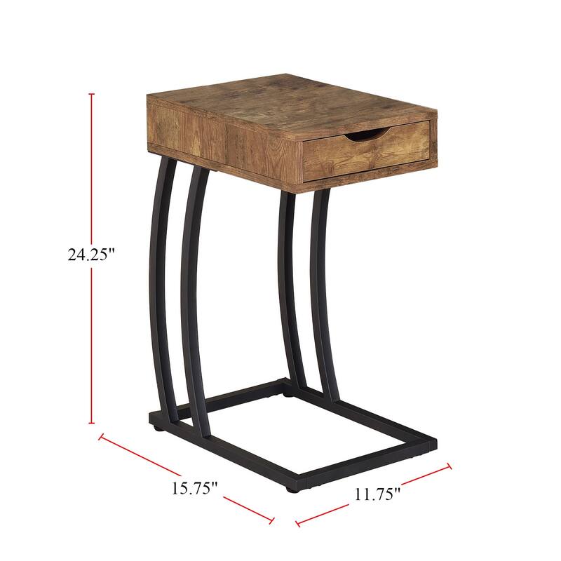 Accent Table with Storage Drawer