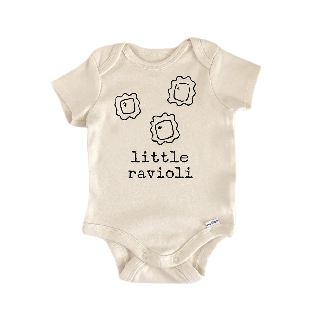 Ravioli Italian Pasta - Baby Boy Girl Clothes Infant Bodysuit Funny Cute Newborn
